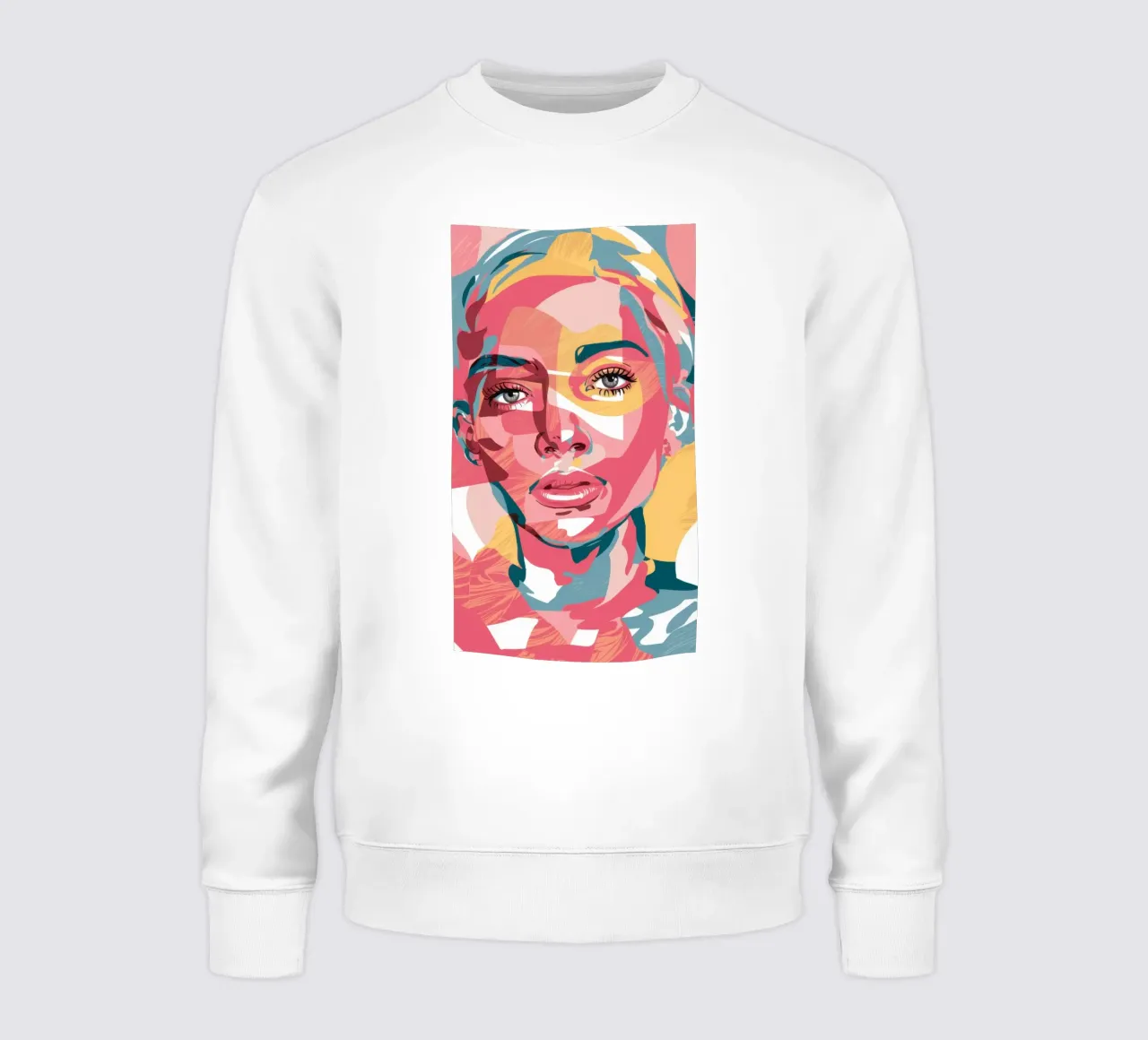 Portrait rouge fragmenté sweat de Mark Solaria
