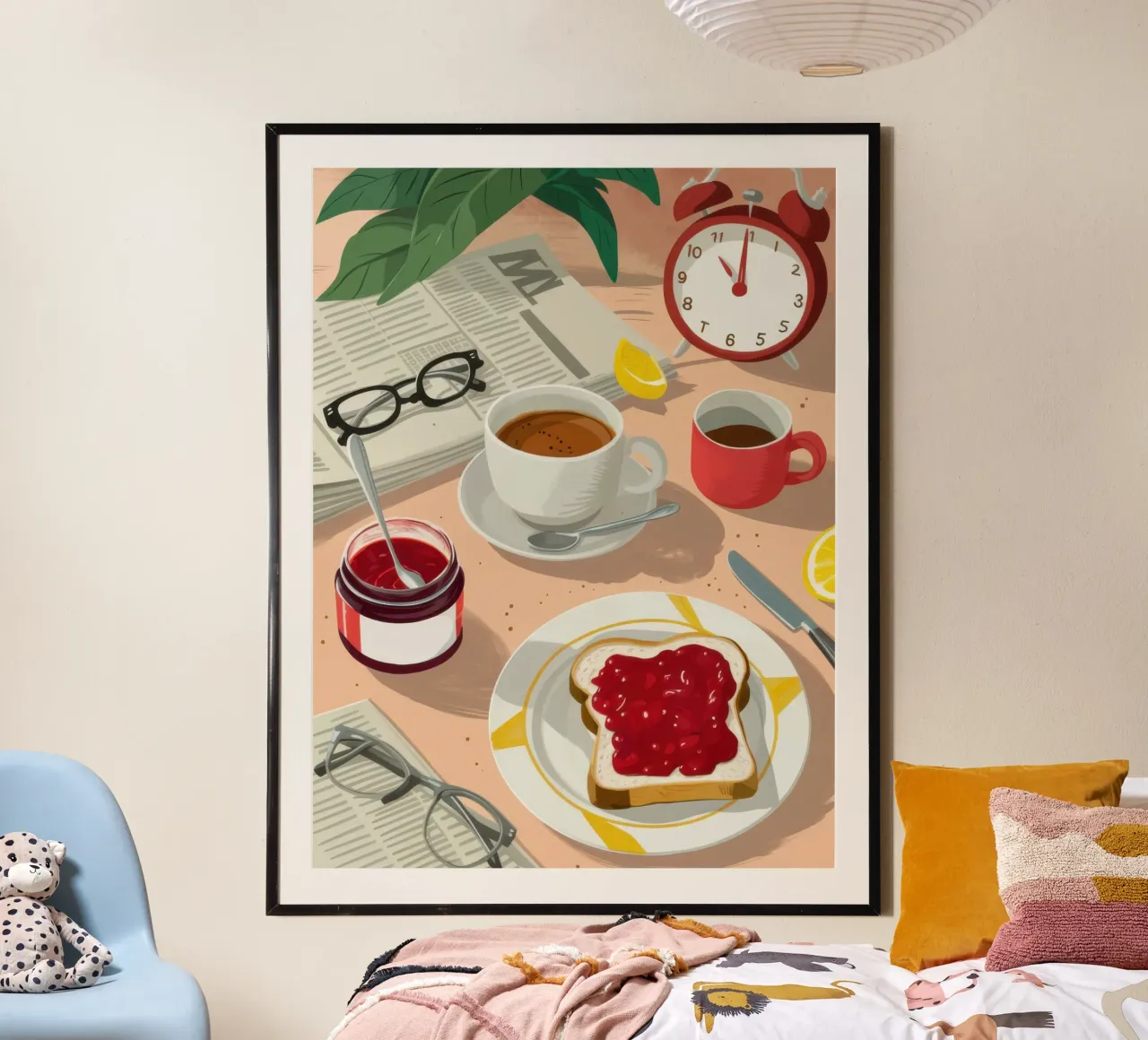 La quiete del mattino poster da Trace Brush