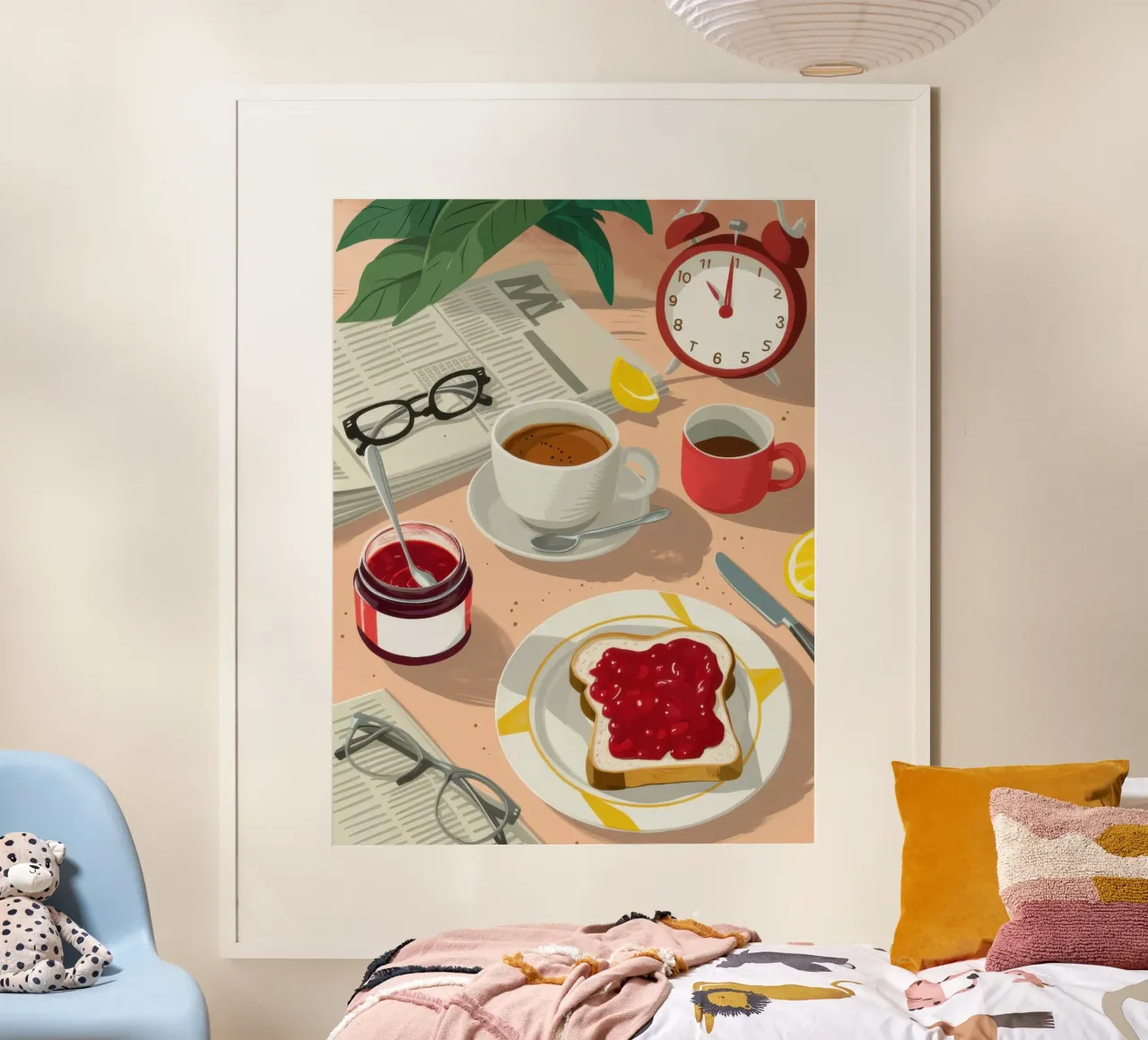 La quiete del mattino poster da Trace Brush