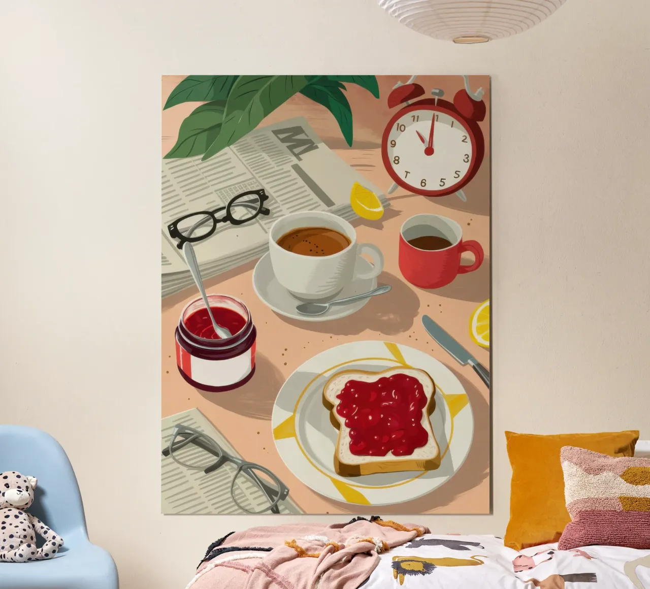 La quiete del mattino poster da Trace Brush