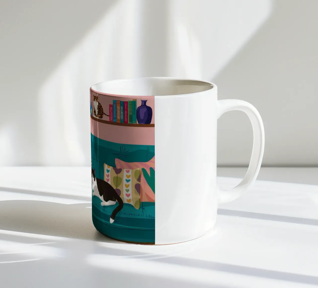 Santuario del sonno di smeraldo tazza in ceramica da Selene Shade