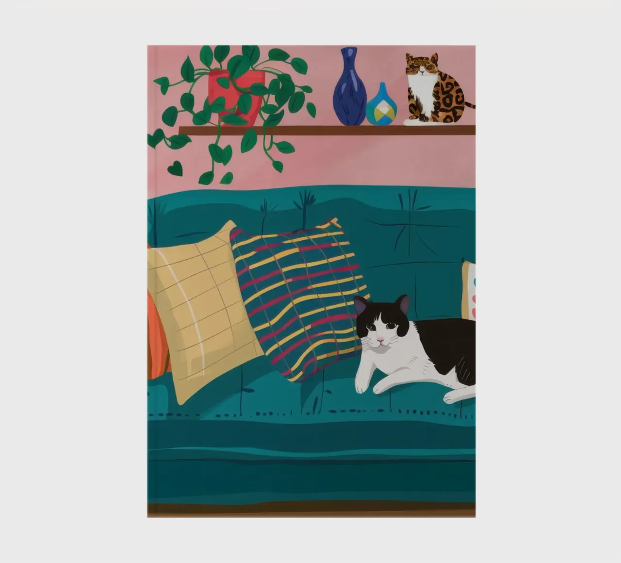 Emerald Slumber Sanctuary notebook by Selene Shade