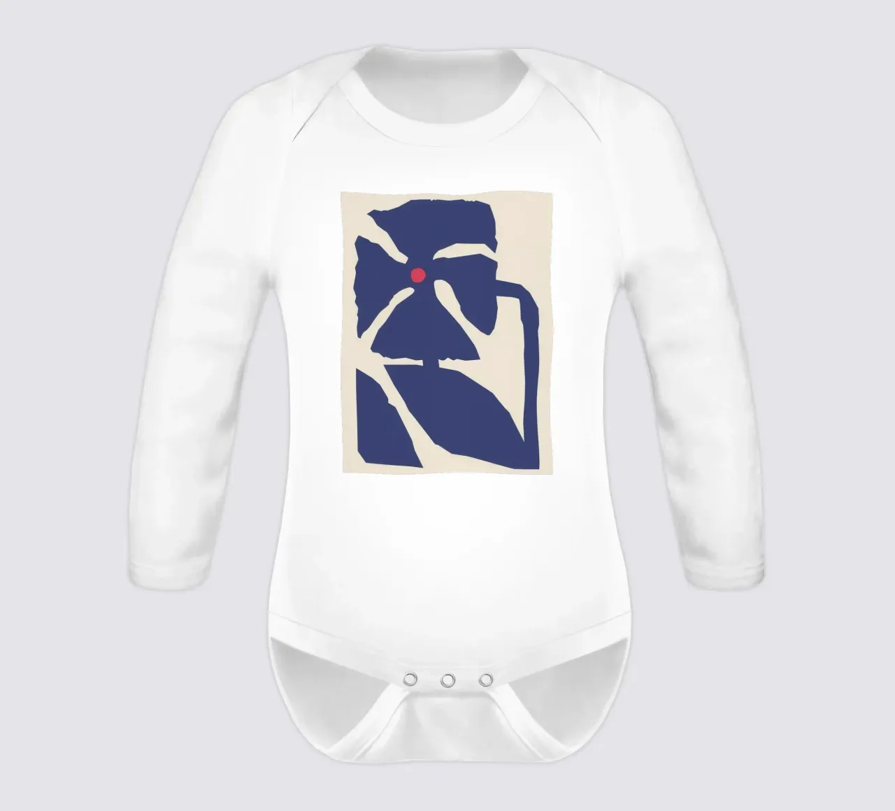 Modulo grafico Bluebell body neonato maniche lunghe da Irish Strokes