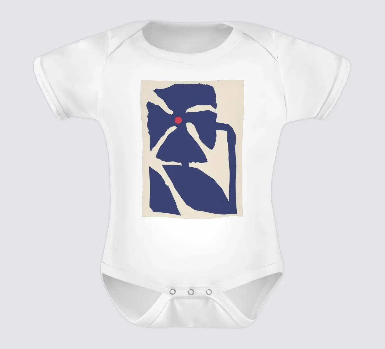Modulo grafico Bluebell body neonato maniche corte da Irish Strokes