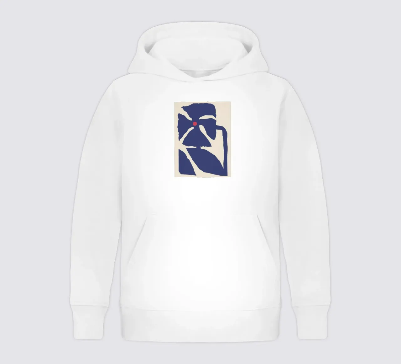 Modulo grafico Bluebell felpa bambino con cappuccio da Irish Strokes