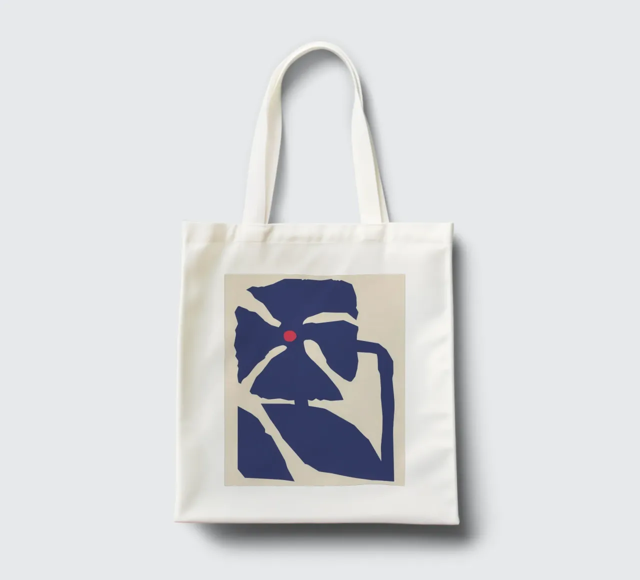 Modulo grafico Bluebell borsa in juta da Irish Strokes