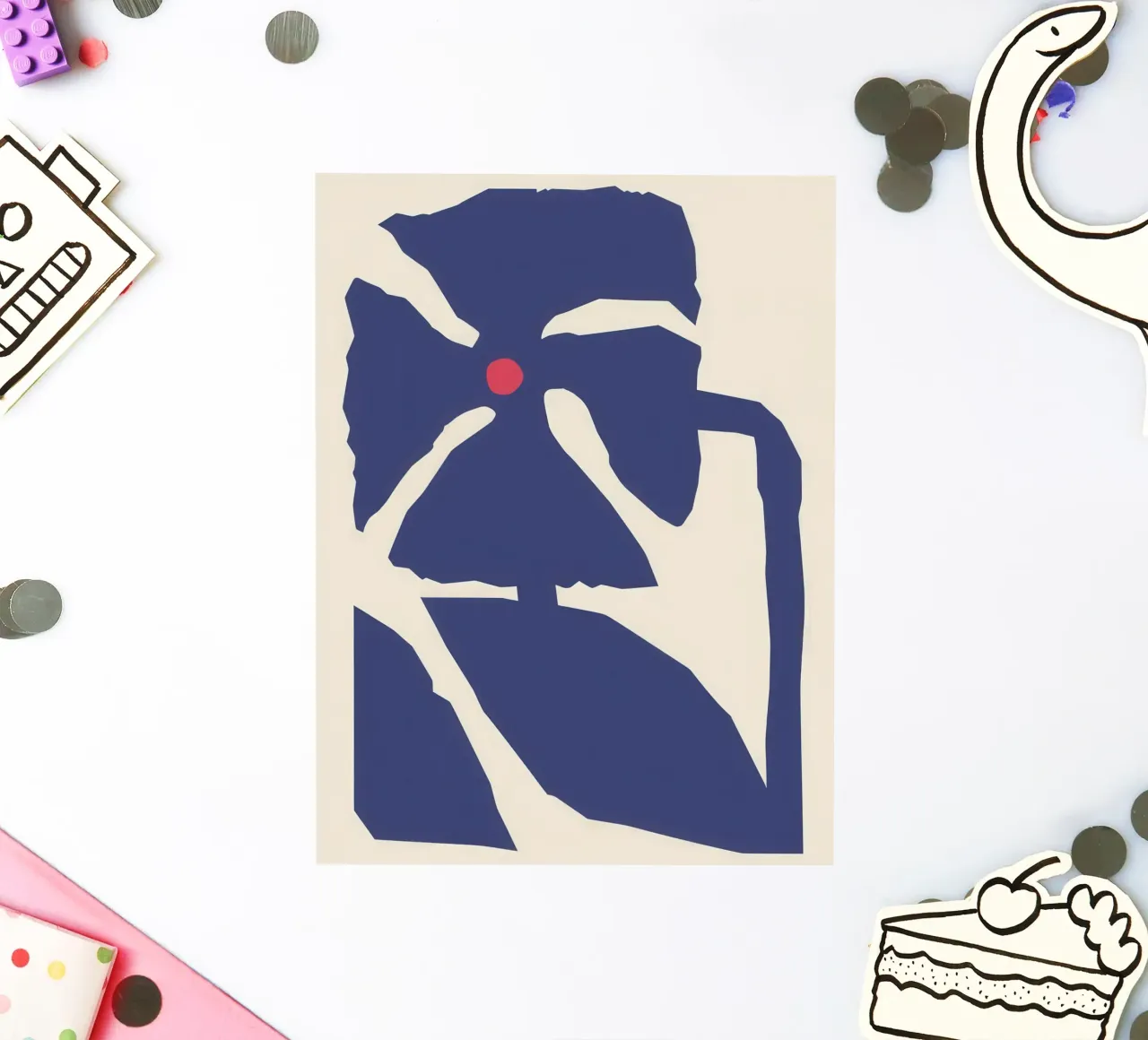 Modulo grafico Bluebell adesivo da Irish Strokes