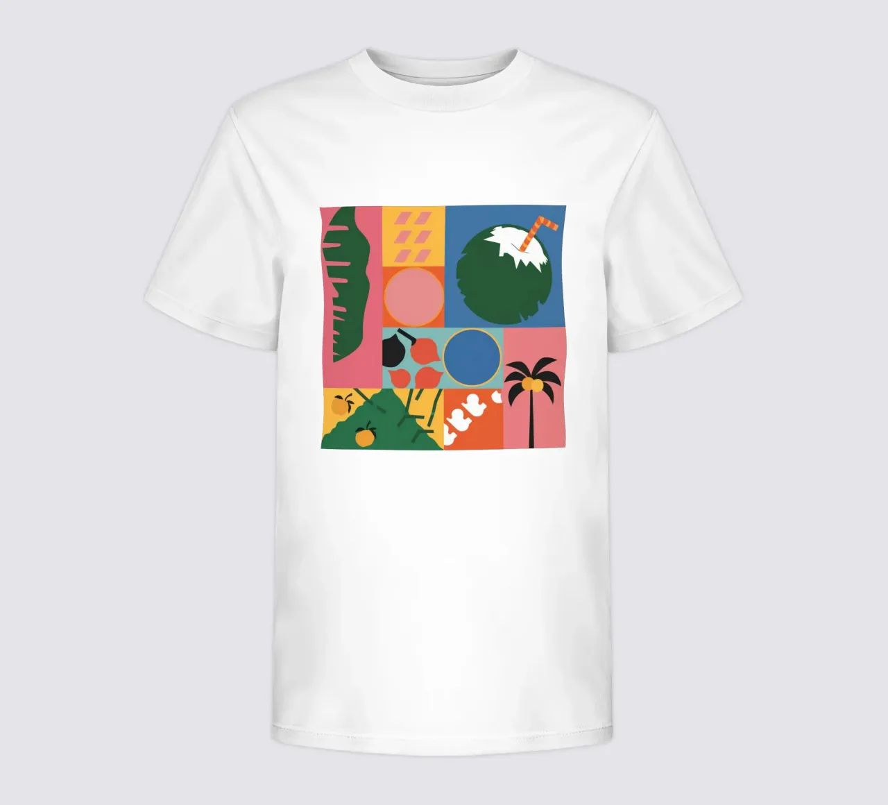 Sogno di un'isola geometrica t-shirt bambini da Luna Aura