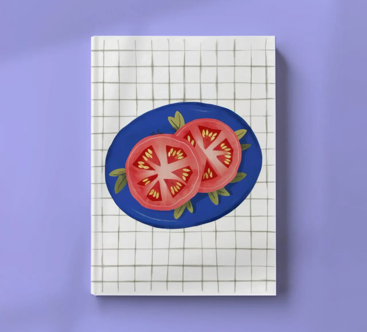 Tomato Simplicity on Grid notebook by Trace Brush