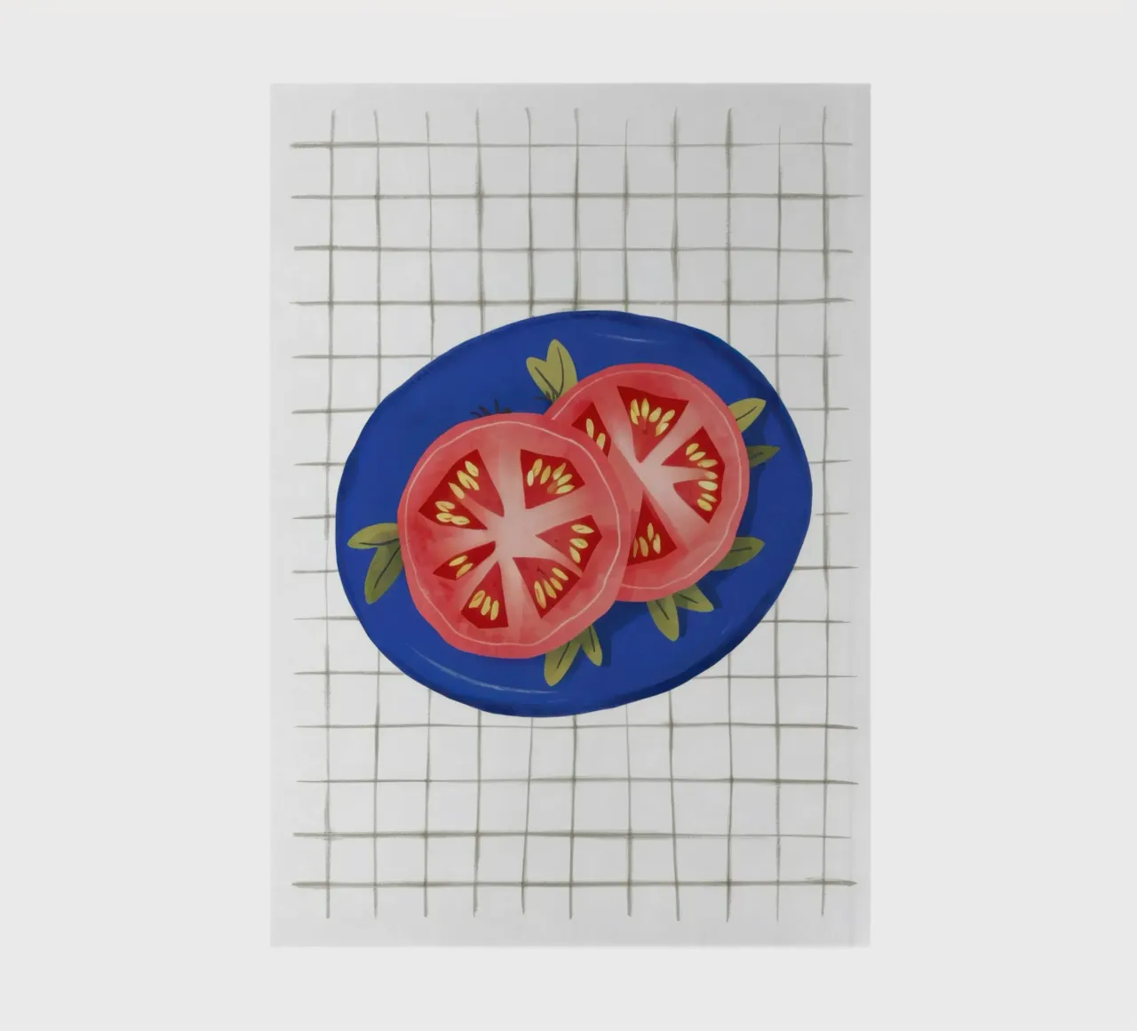 Tomato Simplicity on Grid notebook by Trace Brush