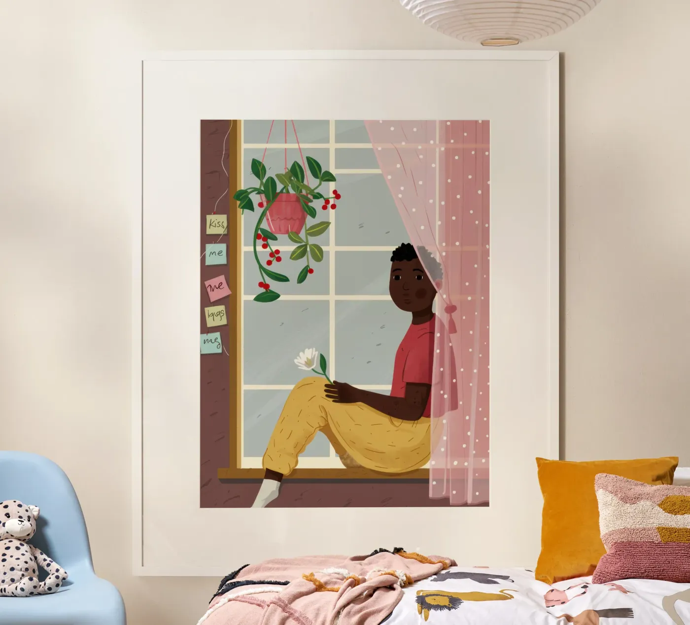 Reading by the Window poster by Thistle Bloom