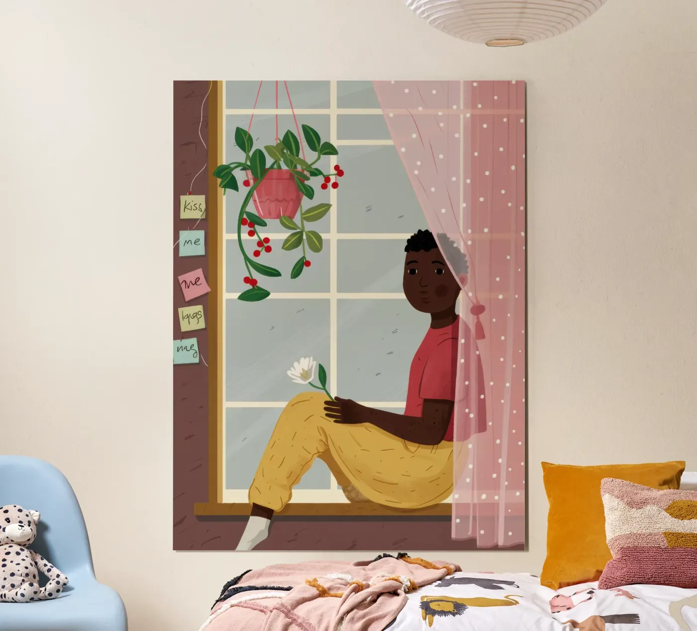 Reading by the Window poster by Thistle Bloom