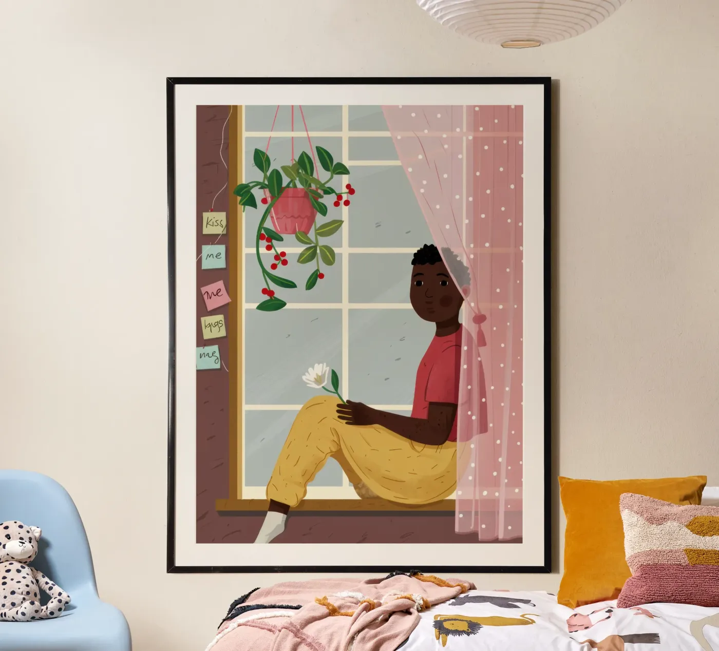 Reading by the Window poster by Thistle Bloom