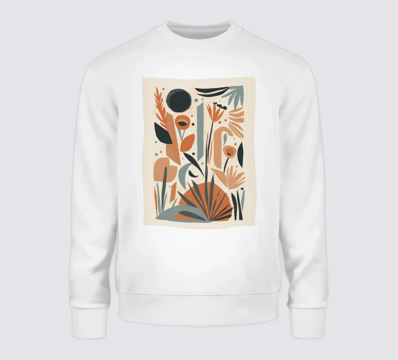 Abstraktes botanisches Array Sweatshirt von Gaia Viesta