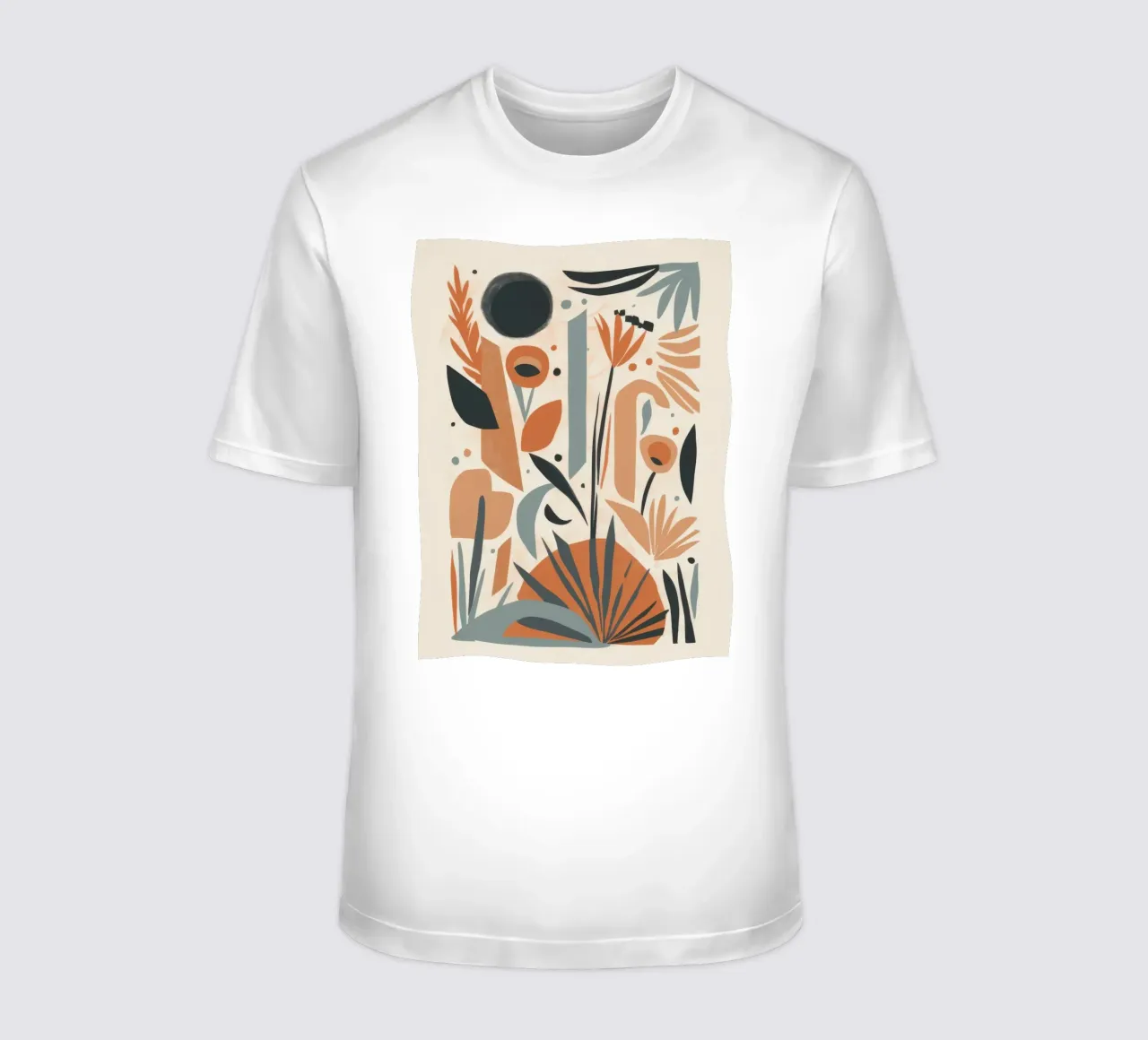 Abstract botanisch array t-shirt van Gaia Viesta