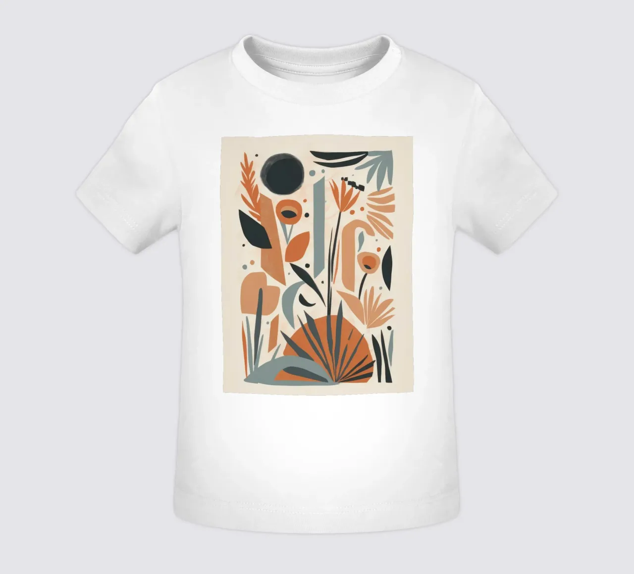Abstract botanisch array baby t-shirt van Gaia Viesta