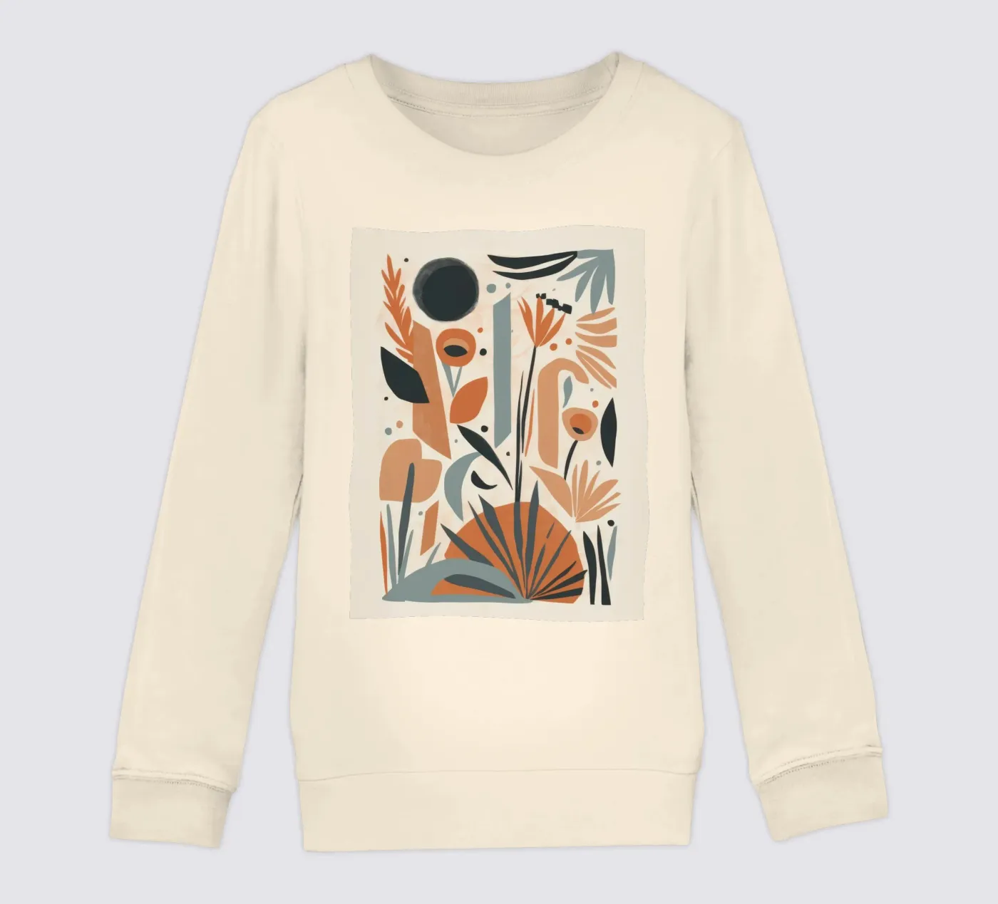 Abstract Botanical Array kinder sweatshirt van Gaia Viesta