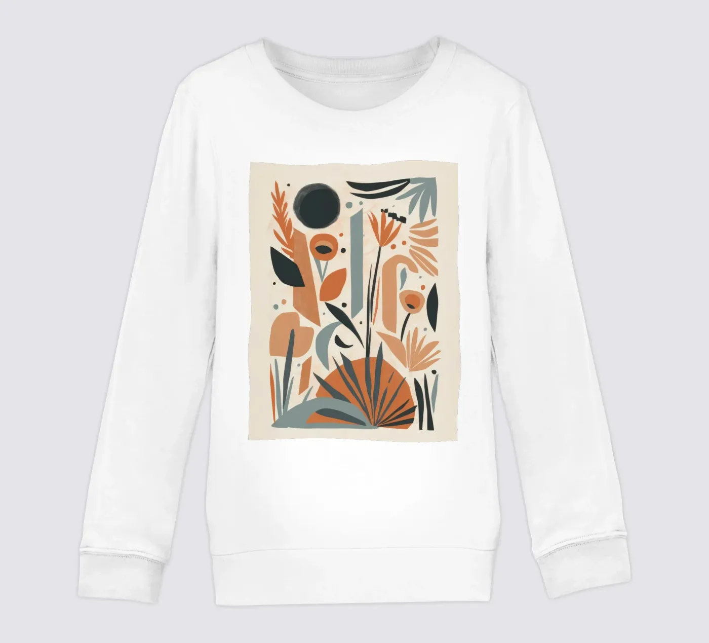 Abstract Botanical Array kinder sweatshirt van Gaia Viesta
