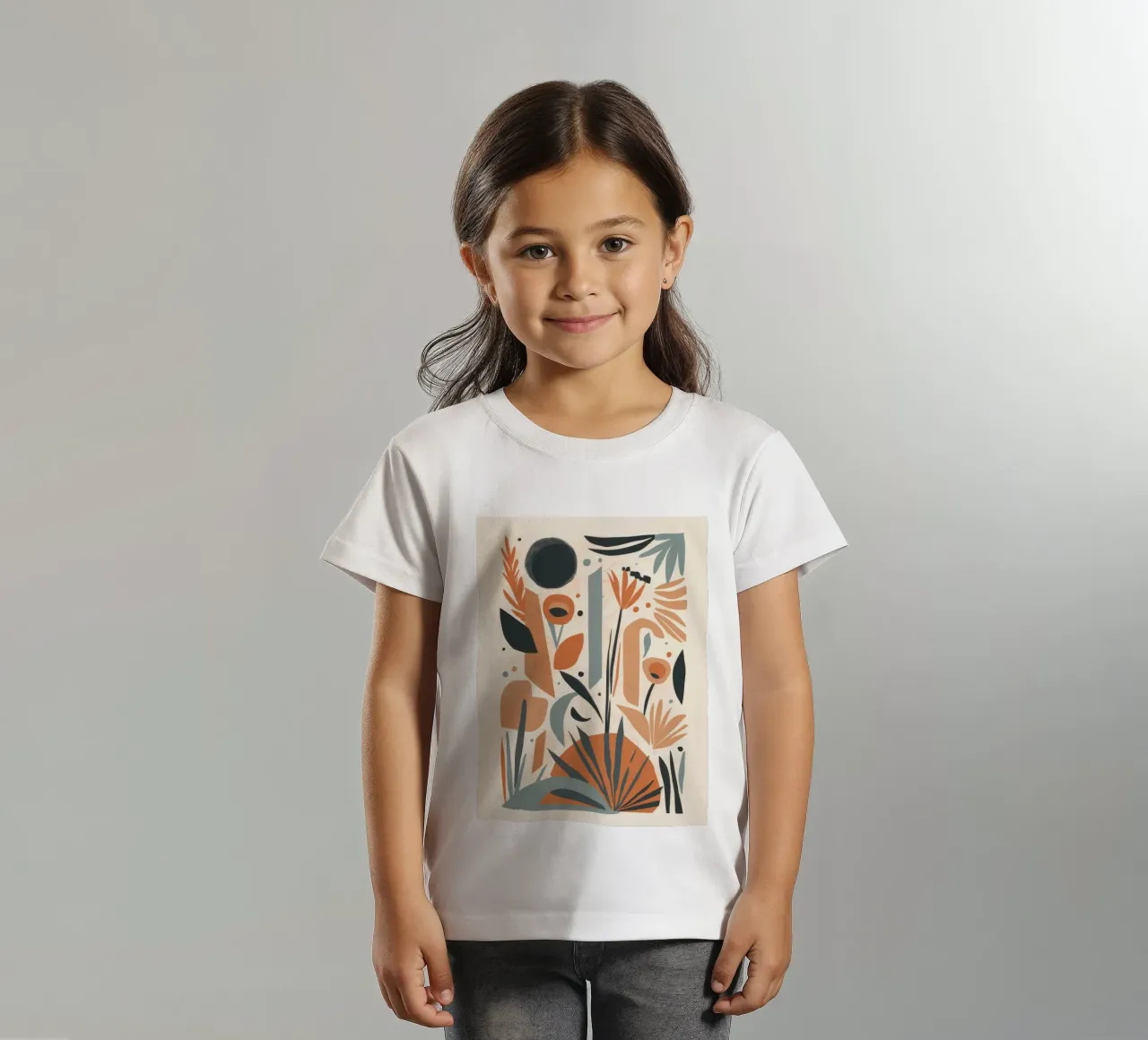 Abstract Botanical Array kids t-shirt by Gaia Viesta