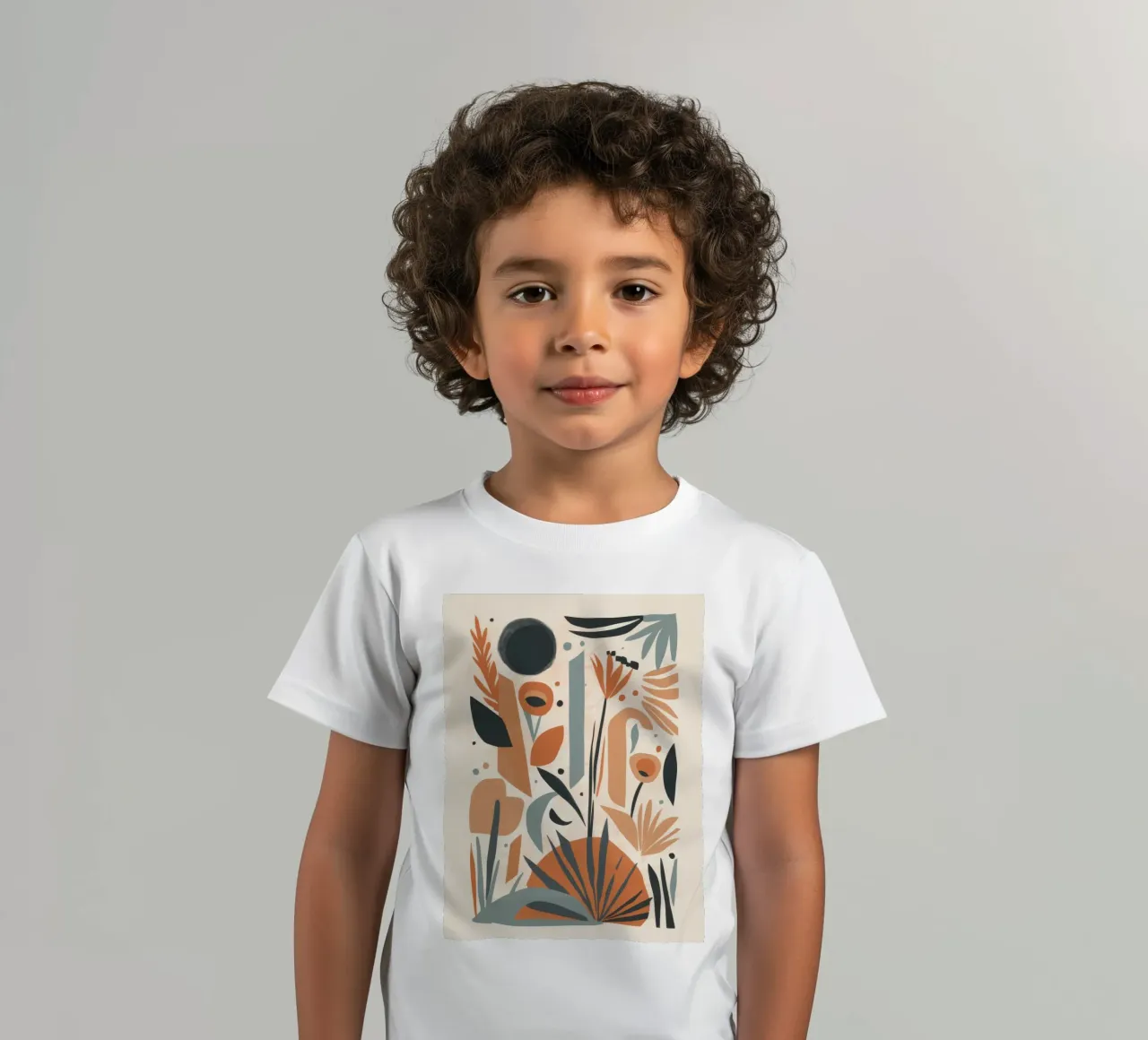 Abstract Botanical Array kids t-shirt by Gaia Viesta