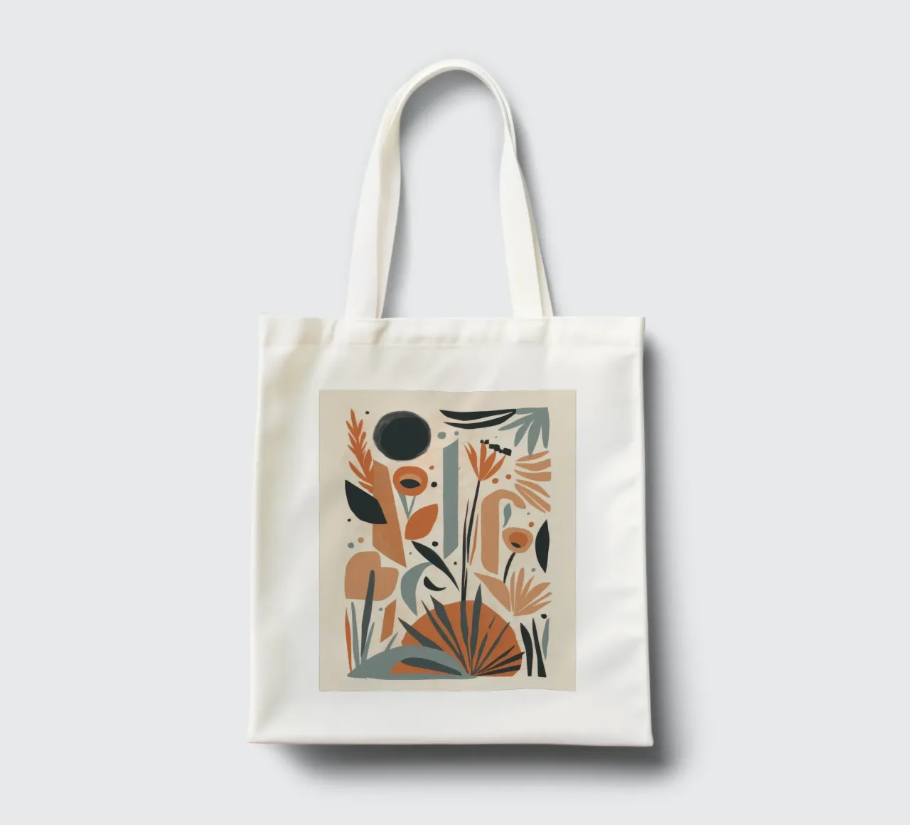 Abstraktes botanisches Array Jutebeutel von Gaia Viesta