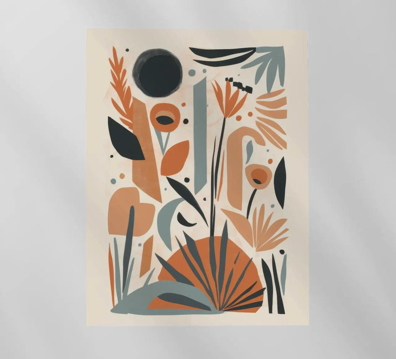 Abstract botanisch array backlit folie van Gaia Viesta