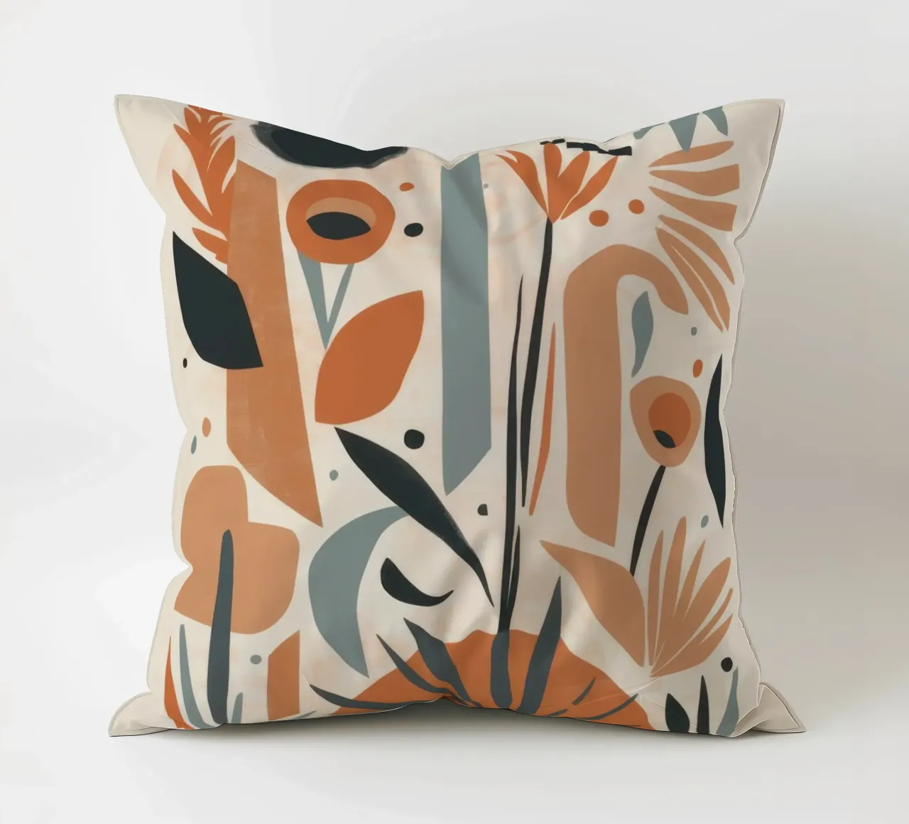 Abstract Botanical Array decorative cushion by Gaia Viesta