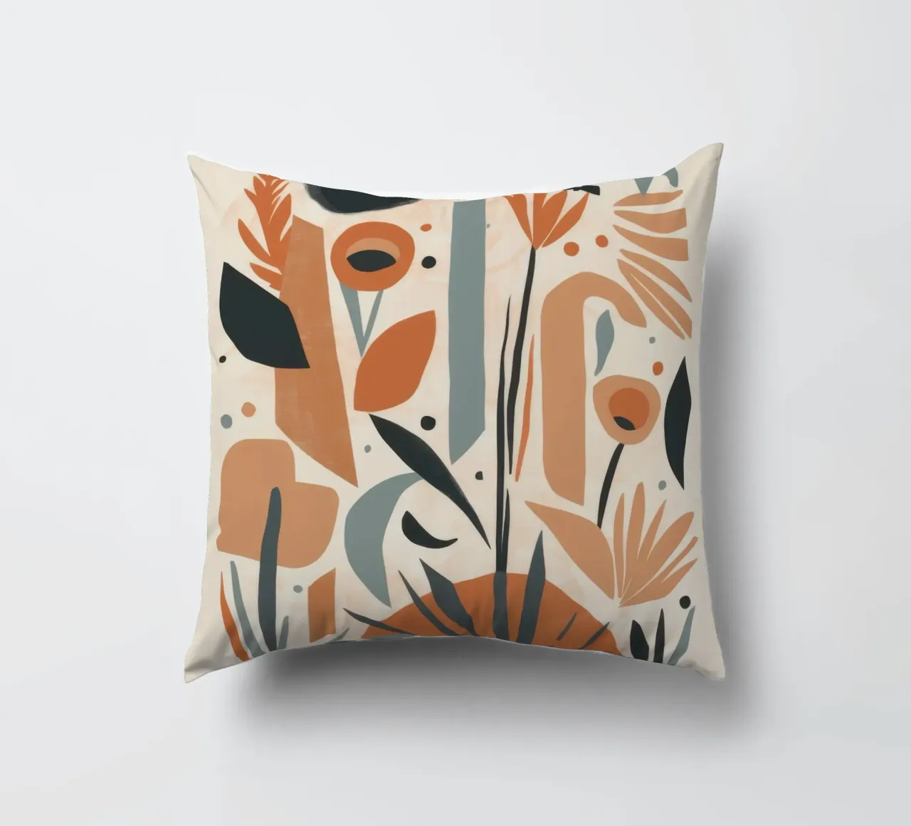 Abstract Botanical Array decorative cushion by Gaia Viesta