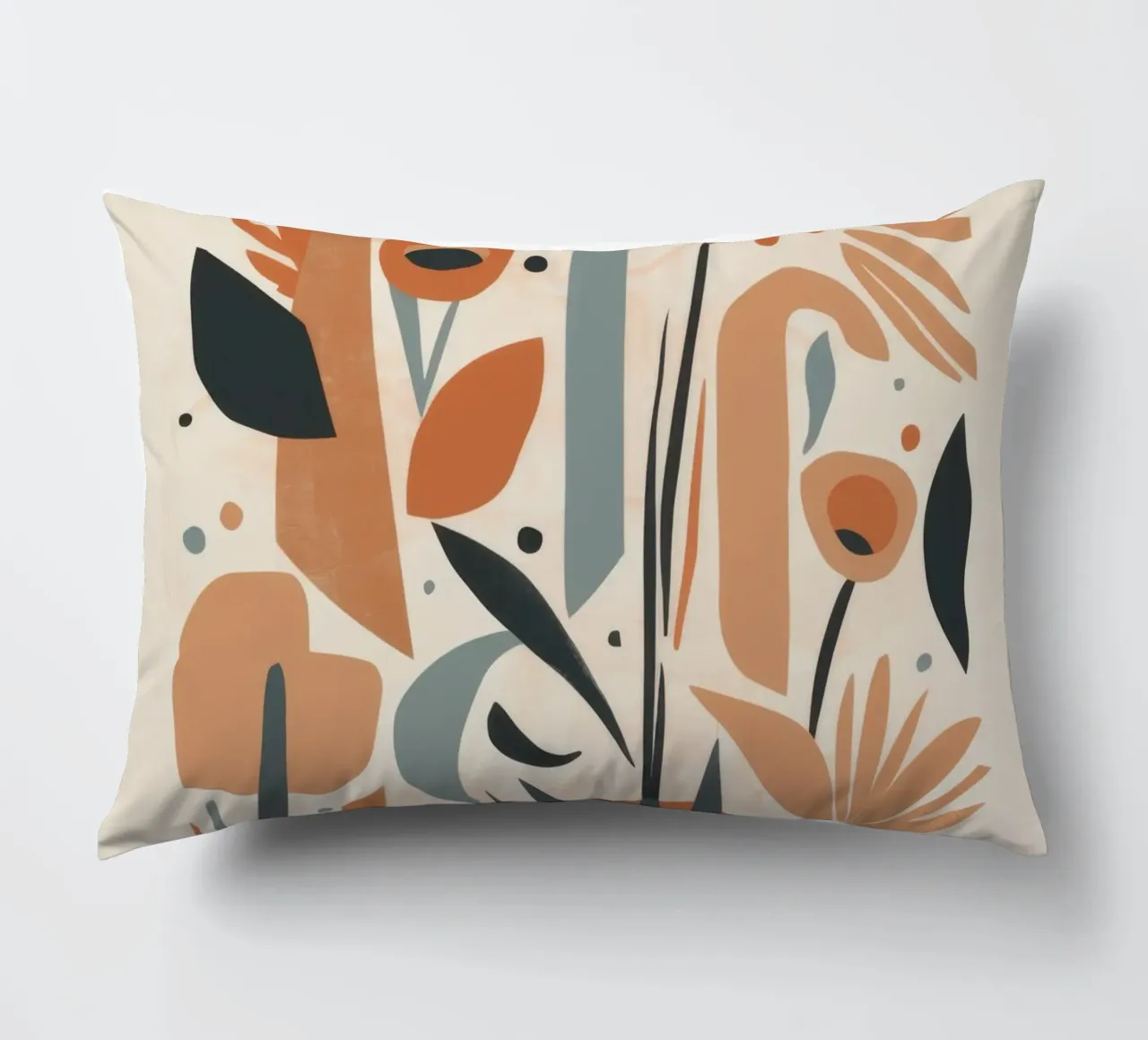 Abstract Botanical Array decorative cushion by Gaia Viesta