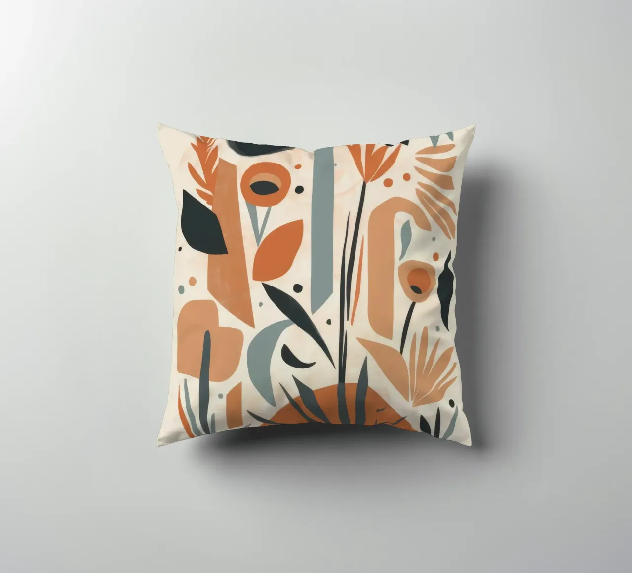 Abstract Botanical Array decorative cushion by Gaia Viesta