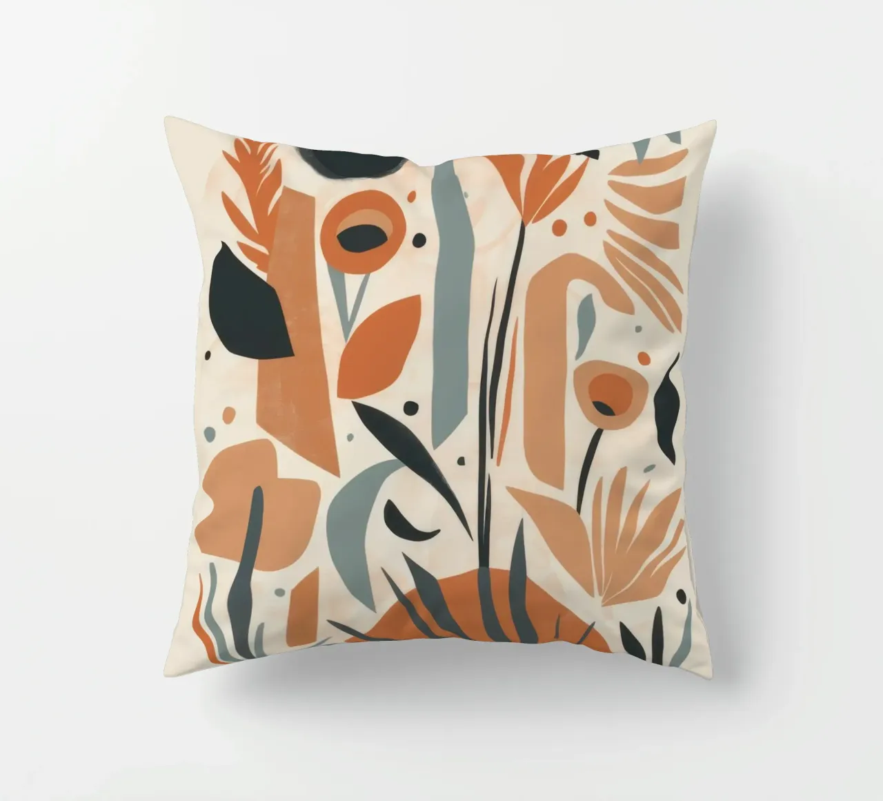 Abstract Botanical Array decorative cushion by Gaia Viesta