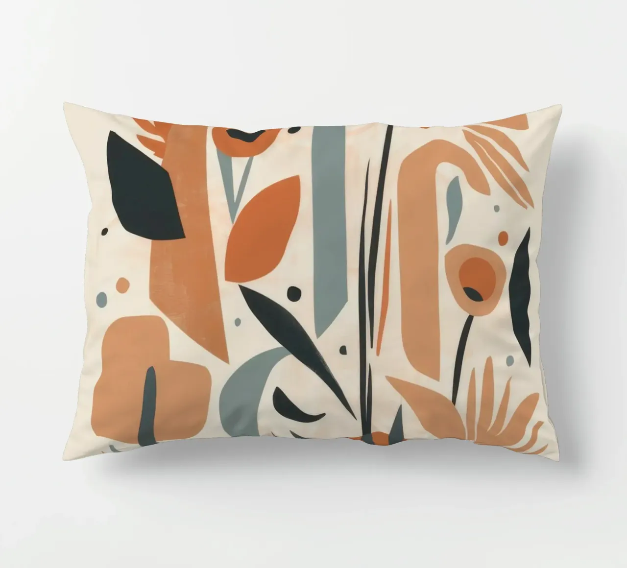 Abstract Botanical Array decorative cushion by Gaia Viesta