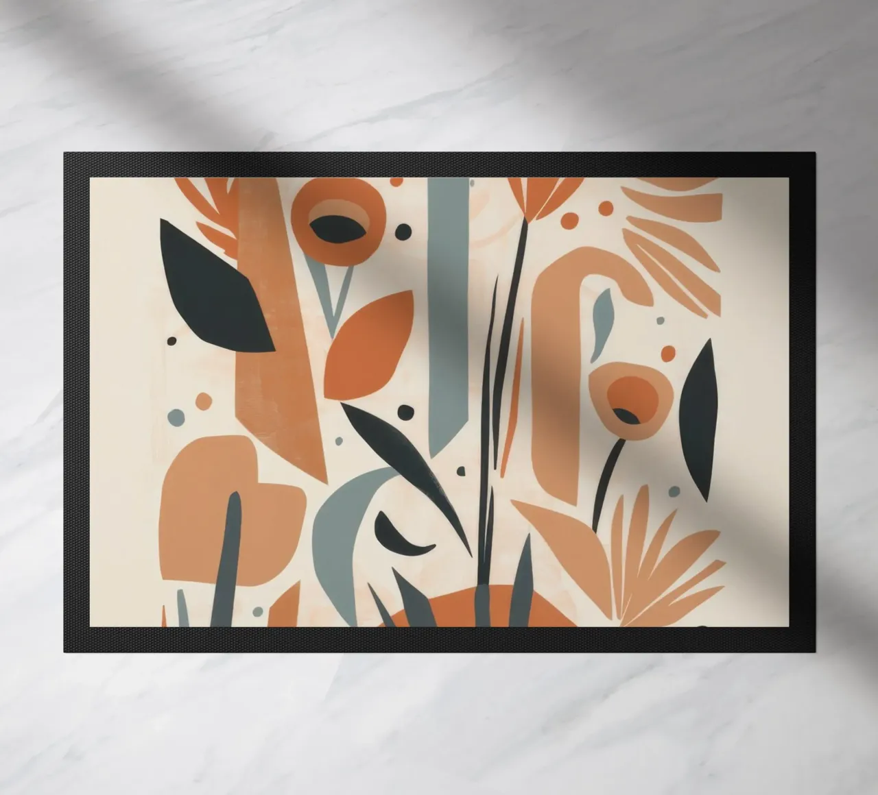 Abstract botanisch array deurmat van Gaia Viesta