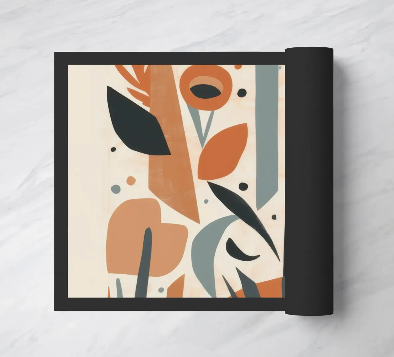 Abstract botanisch array deurmat van Gaia Viesta