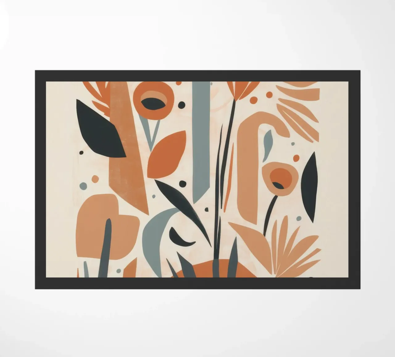 Abstract botanisch array deurmat van Gaia Viesta