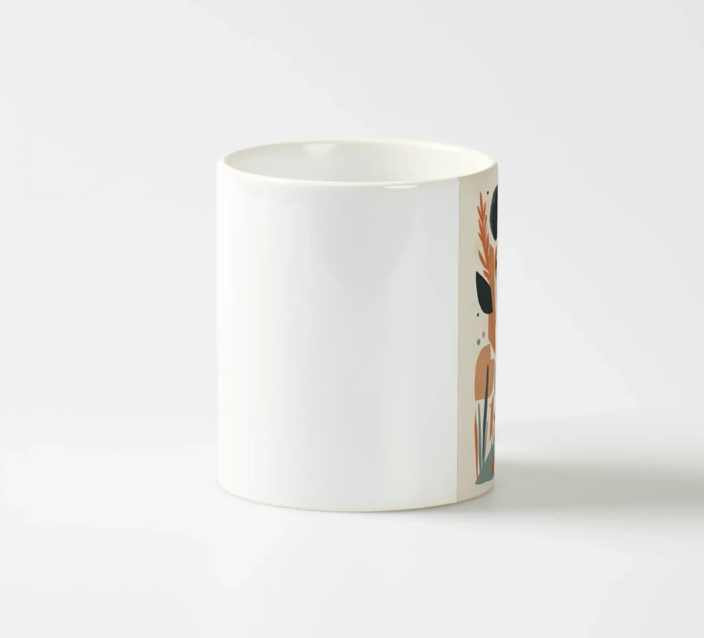 Abstract Botanical Array Keramik Tasse von Gaia Viesta