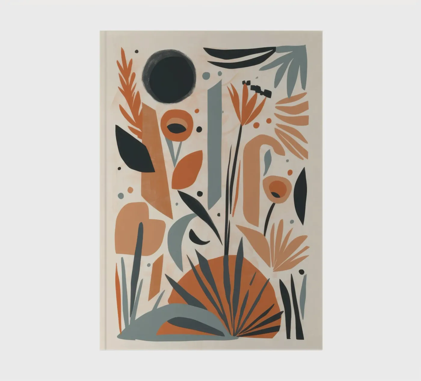 Abstraktes botanisches Array Notizbuch von Gaia Viesta