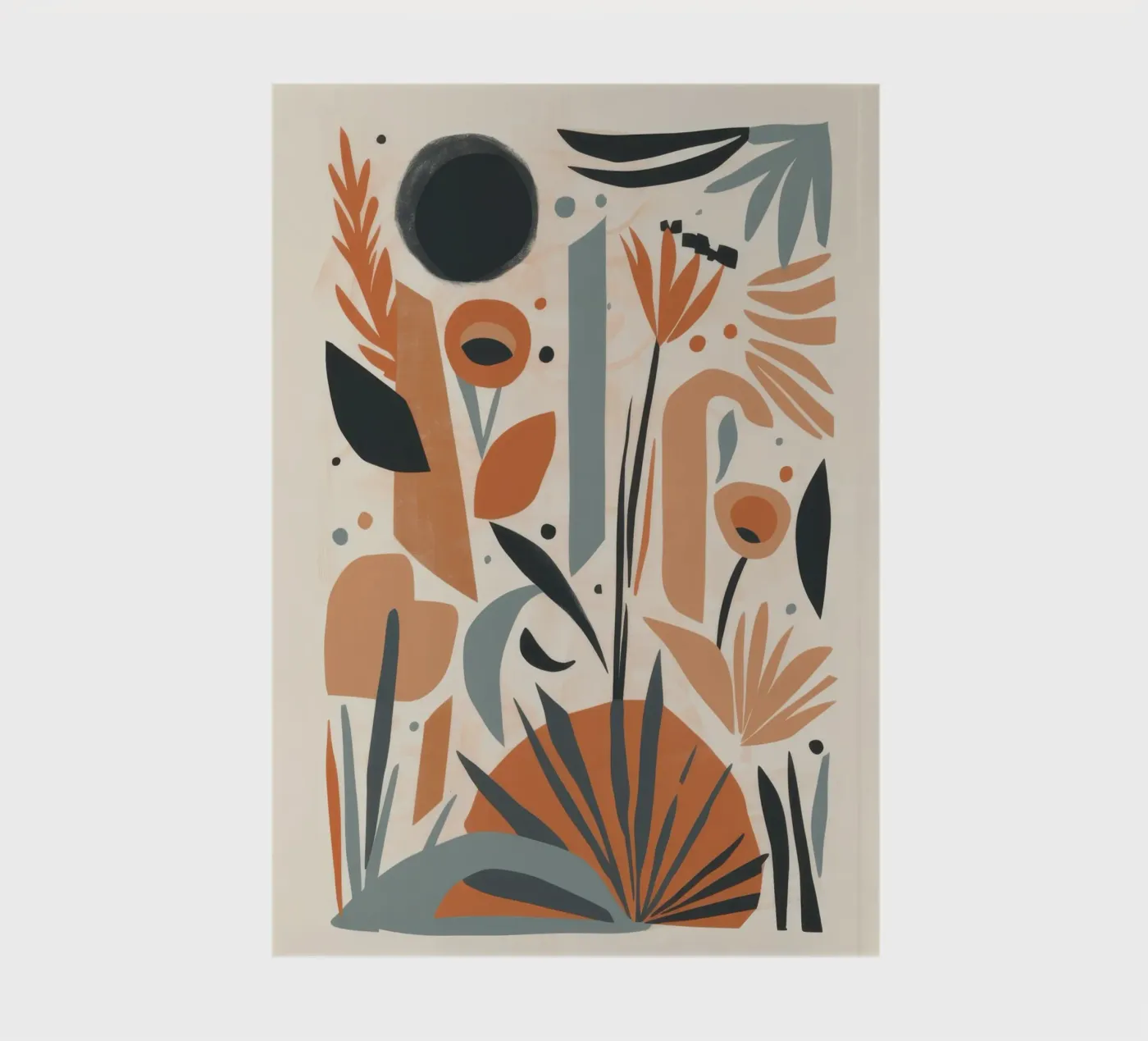 Abstraktes botanisches Array Notizbuch von Gaia Viesta