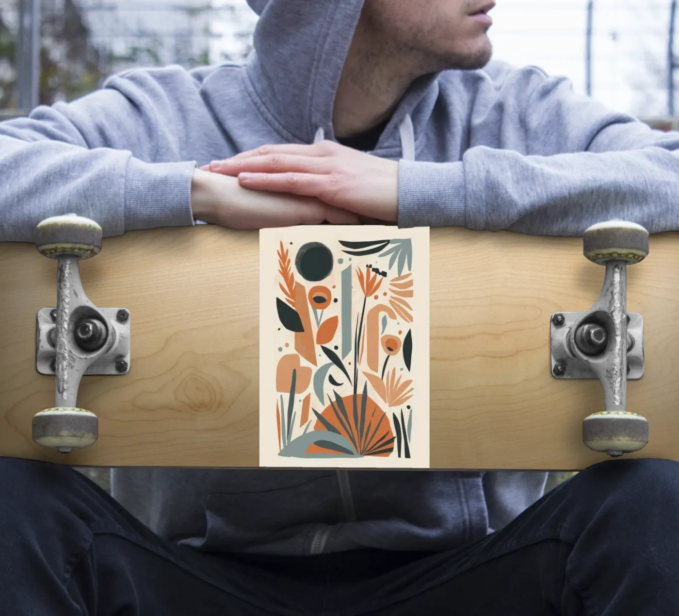 Abstraktes botanisches Array Sticker von Gaia Viesta