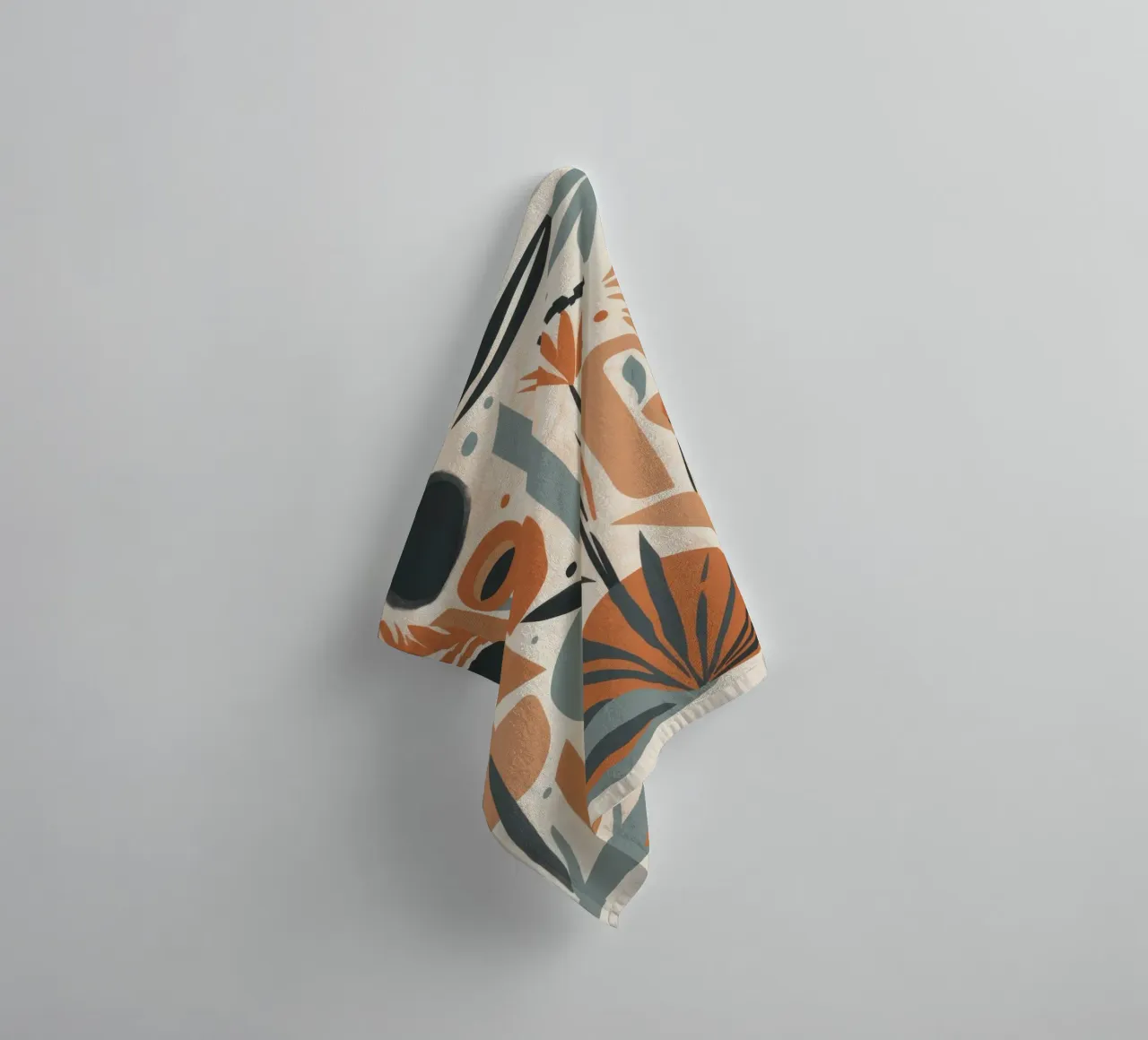 Abstract Botanical Array towel by Gaia Viesta