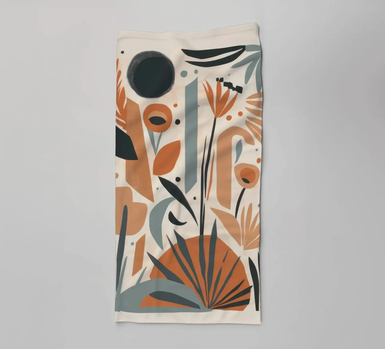 Abstract Botanical Array towel by Gaia Viesta