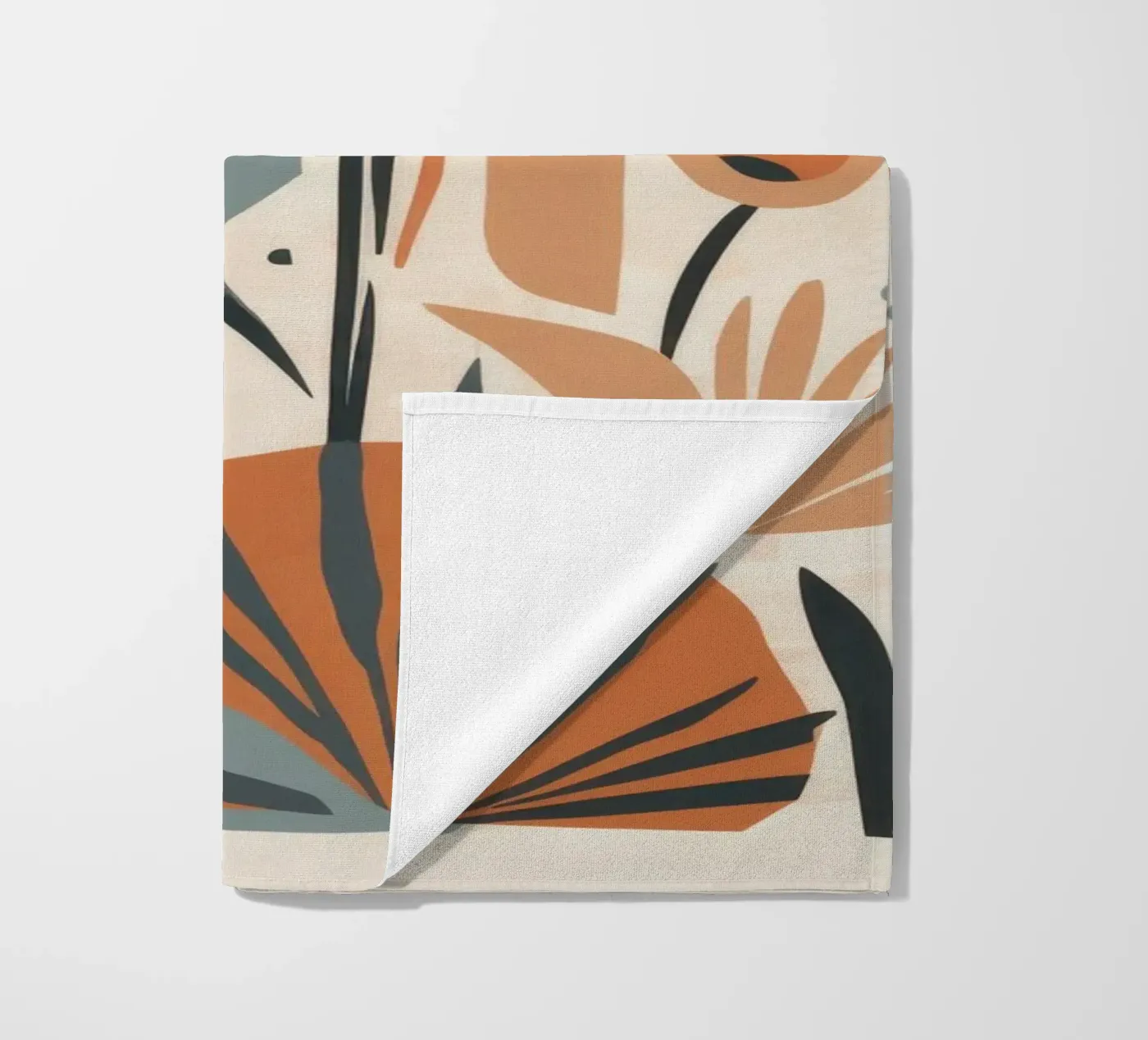 Abstraktes botanisches Array Strandtuch von Gaia Viesta
