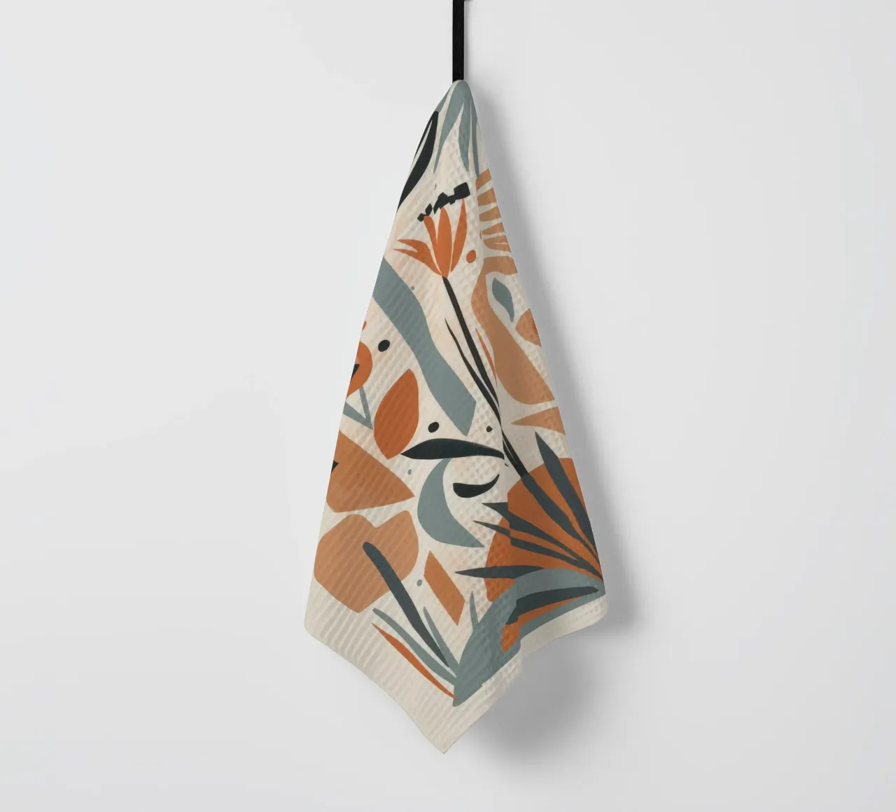 Abstract Botanical Array tea towel by Gaia Viesta