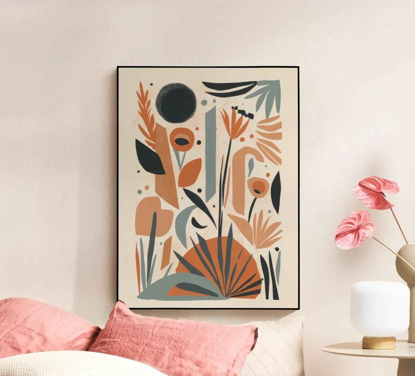 Abstract Botanical Array acrylic glass by Gaia Viesta