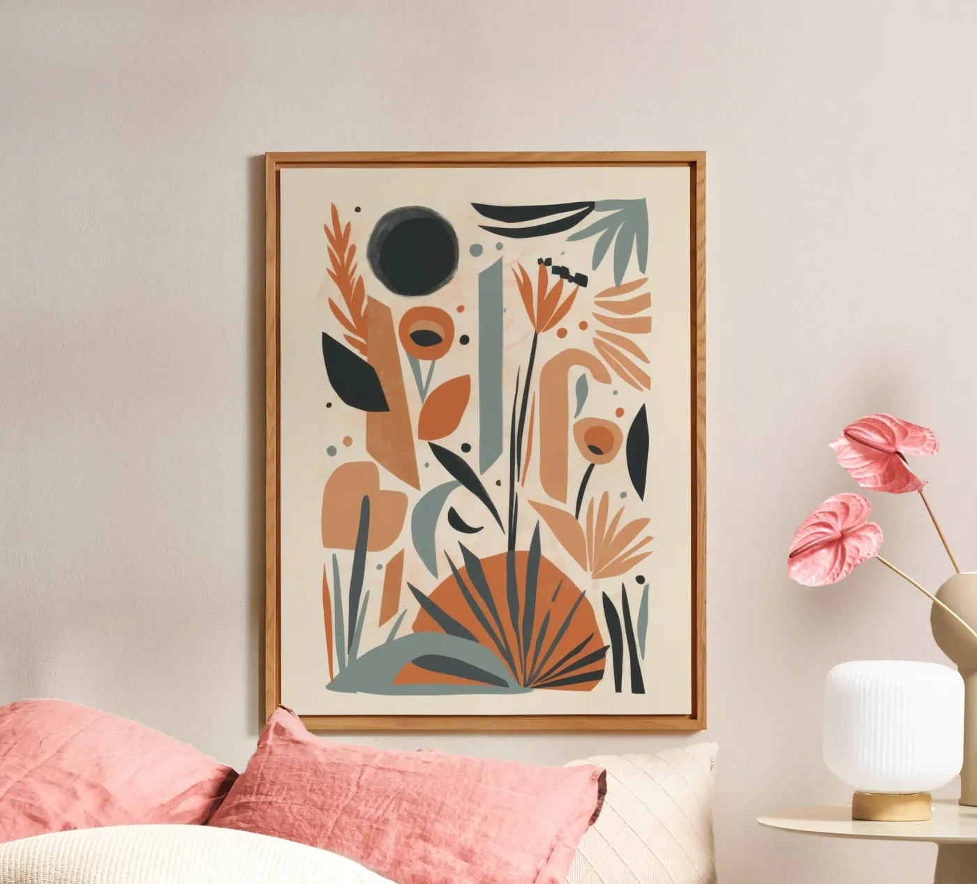 Abstract botanisch array forex-plaat van Gaia Viesta