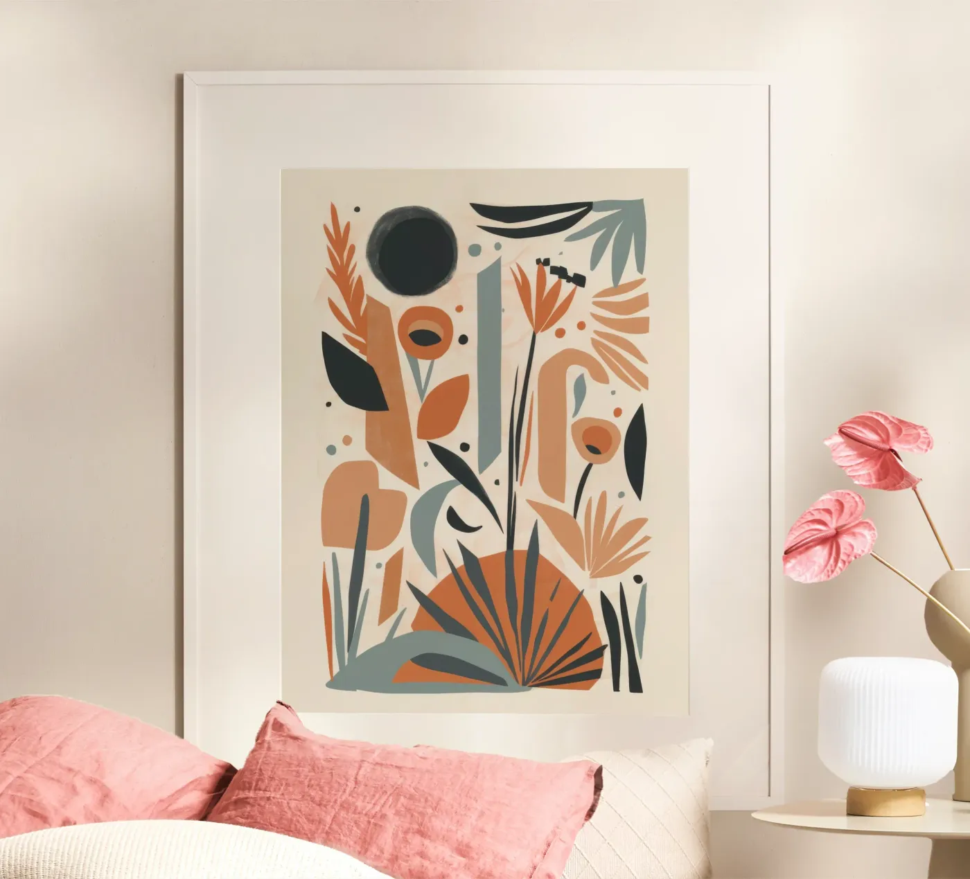 Abstract botanisch array poster van Gaia Viesta