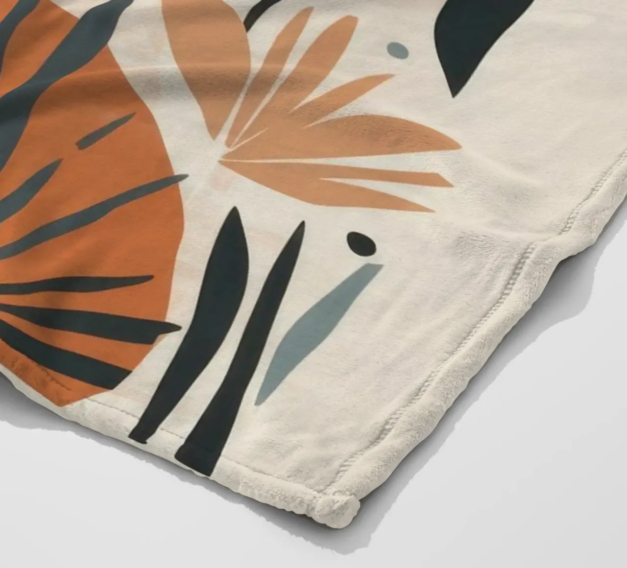 Abstraktes botanisches Array Fleecedecke von Gaia Viesta