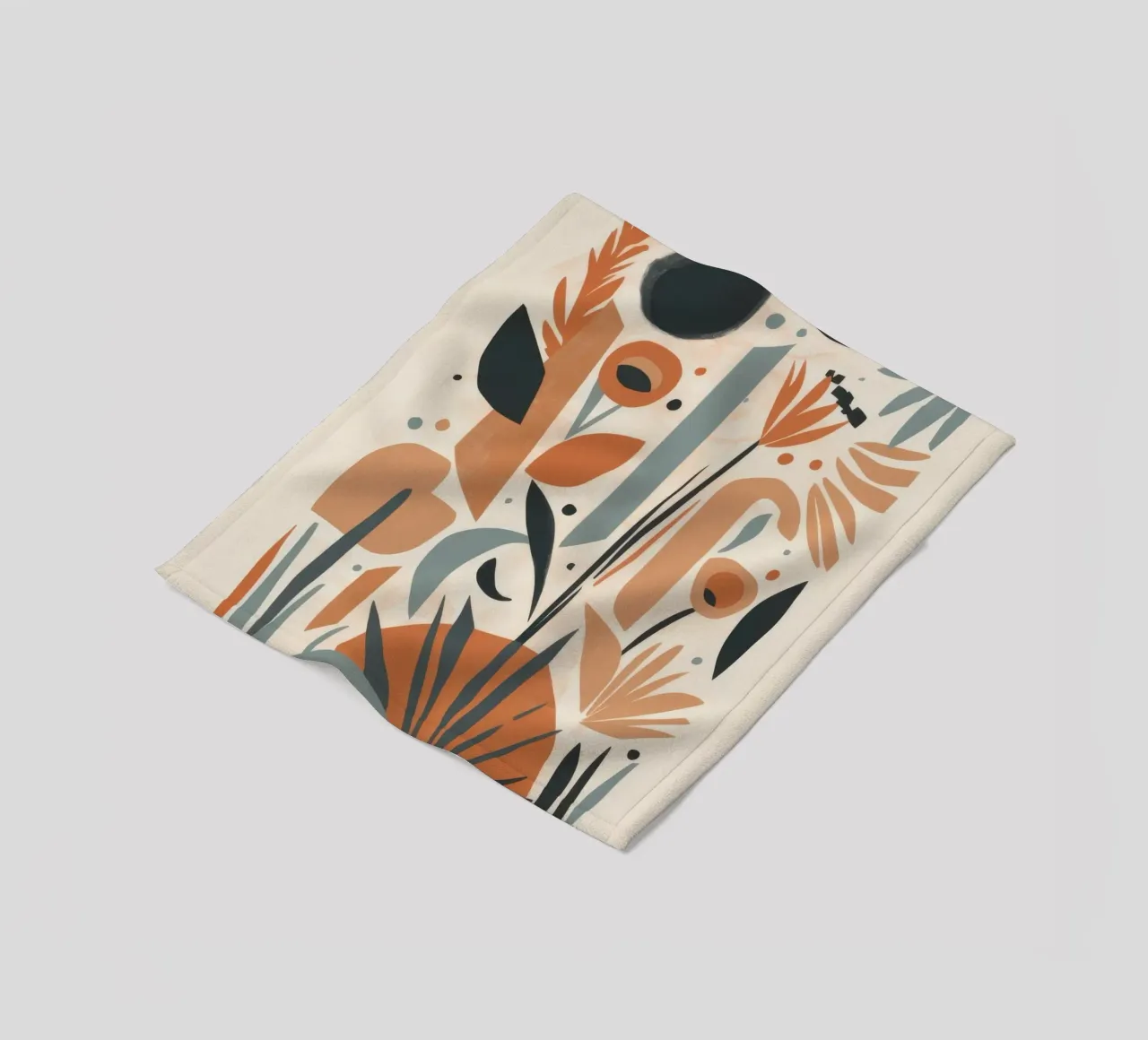 Abstraktes botanisches Array Fleecedecke von Gaia Viesta