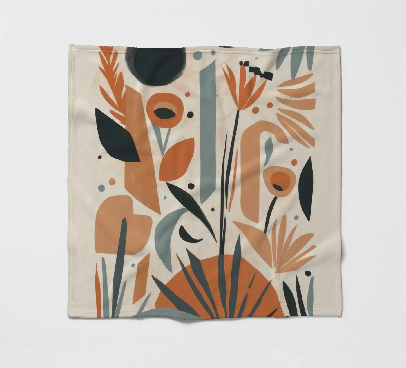 Abstract botanisch array fleecedeken van Gaia Viesta