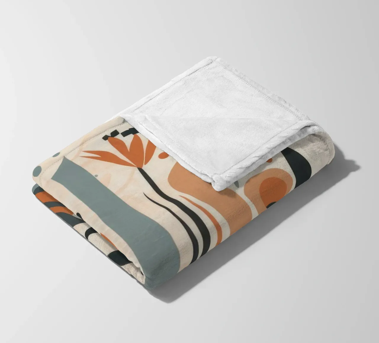 Abstraktes botanisches Array Fleecedecke von Gaia Viesta